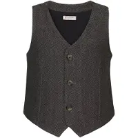 Noppies Bodywarmer mosterd / grijs