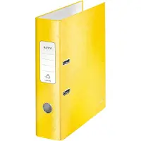 Leitz WOW ordner geel, rug van 8,0 cm