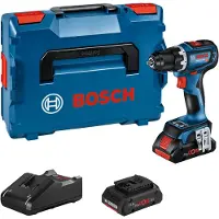 Bosch Professional GSR 18V-90 C 06019K6004 Accu-schroefboormachine 18 V 4.0 Ah Li-ion Incl. 2 accus, Incl. lader, Incl. koffer