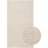 vidaXL Vloerkleed ZIZUR room binnen en buiten 60x110 cm jute look