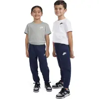 Nike Broek 'Club Fleece' navy / wit