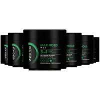 Syoss Max Hold - Styling Wax - Styling, Verzorging en Herstel - Zacht en Soepel - Natuurlijk Glans - Langer Haartypes - Voordeelverpakking - 6x150 ml