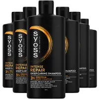 Syoss Repair - Shampoo - Droog en Beschadigd Haar - Beschermt Tegen Schade - Herstelt de Haarvezels - Voordeelverpakking - 6x440ml