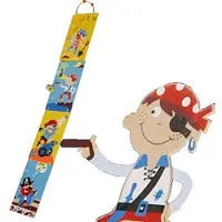 Simply For Kids houten piraten groeimeter