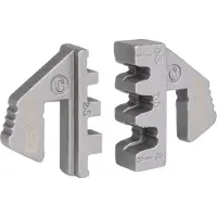 Ks Tools 115.1417 Paar krimpinzetten voor platte stekkers 4,8 en 6,3 mm, Ø 0,5 - 6,0 mm