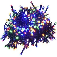 vidaXL Lichtslinger compact met 400 LED's meerkleurig 13 m PVC