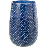 J-Line Jline Geurkaars Mia - Mozaïek - Blauw - 230uur