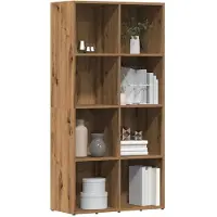 vidaXL Boekenkast 66x30x130 cm bewerkt hout artisanaal eikenkleur