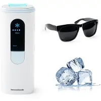 InnovaGoods Pulserende, lichte ontharingsapparaat met koelfunctie en accessoires, Kulepil