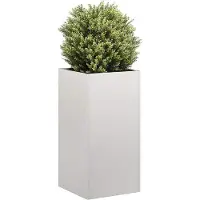 vidaXL Plantenbak 40x40x80 cm roestvrij staal
