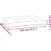 vidaXL - Palletkussens - 5 - st - stof - roze