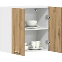 vidaXL Keukenbovenkast Lyon 60x31x60 cm bewerkt hout ambachtelijk eikenkleurig