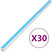 vidaXL Kabelgoot zelfklevend 30x20 mm 30 m PVC