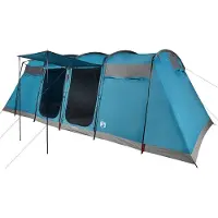 vidaXL - Tunneltent - voor - gezin - 8-persoons - waterdicht - blauw