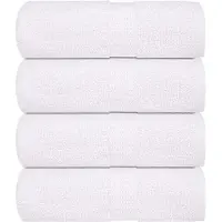 vidaXL Washandjes FROGN 4 st 30x30 cm 360 g/m² wit