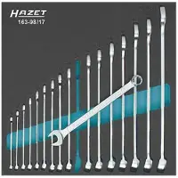 Hazet gereedschapsmodule 163-98/17, 17-delige combinatiesleutelset, SW 6-24 mm, tractieprofiel, moduulmaat 344 x 342 mm