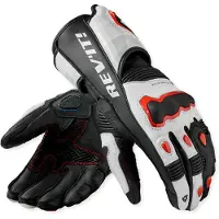 REV'IT! REV’IT! Quantum 3 Wit Neon Rood Handschoenen Maat L