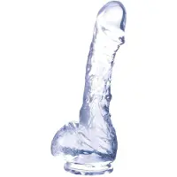 NMC 7 INCH REALISTIC DILDO WITH SUCTION CUP CLEAR