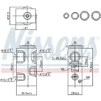 Nissens 999438 Expansieventiel airco