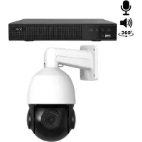 Dutch Security Systems 1x Beveiligingscamera set - Draadloos- Sony PTZ 360 graden 2K