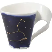 Villeroy & Boch NewWave-sterren Leo, Kopje, Blauw, Wit, Zwart
