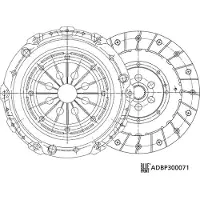 Blue Print Koppelingsset ADBP300071
