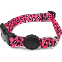 Morsø halsband hond gerecycled bubble leo roze 37-58x2,5 cm