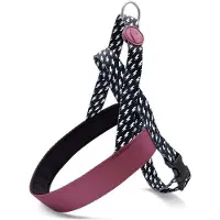 Morsö norwegian tuig voor hond gerecycled power flow zwart 46-60x42 cm