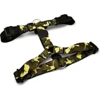 Morsö tuig voor hond h-tuig voor hond gerecycled full metal dog bruin 70-100x2,5 cm