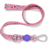 Morsö hondenriem verstelbaar gerecycled sweet tweet roze 65-200x2,5 cm 20-80 kg