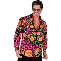 Widmann Peace And Love Overhemd Neon Man