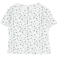 Kids Only GIRLS Shirt 'KOGBella' hemelsblauw / donkerblauw / spar / wit