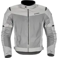 Acerbis Ramsey Vented 2.0 Mesh Lichtgrijs Textiele Motorjas Maat S