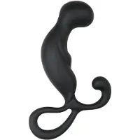 EasyToys - prostaat vibrator - silicone - zwart