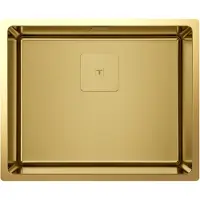 Teka FLEXLINEA RS15 50.40, inbouwspoelbak, vierkant, metaal, goud, 1 kom, vierkant