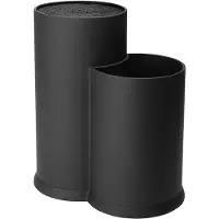 Dorre Wide Knife Blocks & Utensil Holder - Messenrekken & messenblokken Kunststof Black - 5-8428