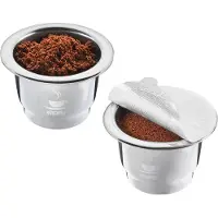 GEFU Koffiecapsules Conscio Zilver (2-delig)