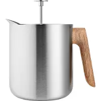 Eva Solo Nordic Kitchen Tea Franse Pers 1 L - Koffiemaker Roestvrijstaal Steel - 520432