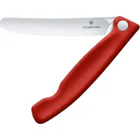 Victorinox Swiss Classic tomatenmes inklapbaar - 11cm - kartel - rood