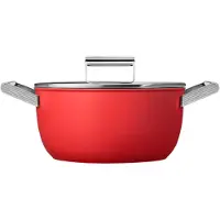Smeg Kookpot 24cm Rood
