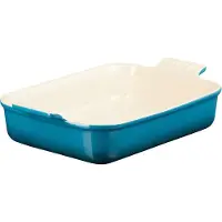 Le Creuset Heritage ovenschaal 26 cm Deep teal