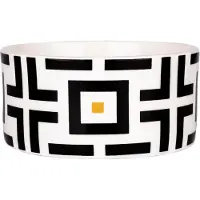Carolina gynning DECO schaal 50 cl Wit-zwart