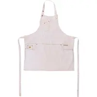 Dutchdeluxes Schort 5 Pocket Apron Goldish White-66 x 67 cm