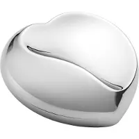 Georg Jensen Heart Bonbonniere Juwelendoos 7 Cm Wijnrood - Sieradendoosje en bonbonnière Roestvrijstaal Red - 10019817