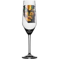 Carolina gynning Butterfly Rosé Wijn 40 Cl - Wijnglazen Glas Golden - 666619