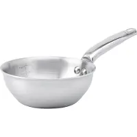 De Buyer Alchimy afgeronde sauteerpan roestvrij staal Ø16 cm