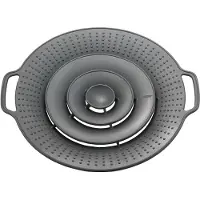 GEFU Overkookdeksel Bolla Zwart 30 cm