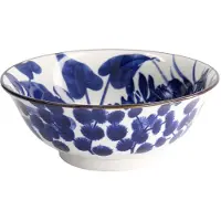 Tokyo Design Studio – Mixed Bowls – Iris – 20.5x8cm – Blauw/Wit