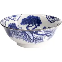 Tokyo Design Studio – Wa Mixed Bowl – Pine – 20,5x8cm – Blauw/Wit