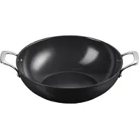 Le Creuset Ceramic wokpan met 2 handvatten 32 cm